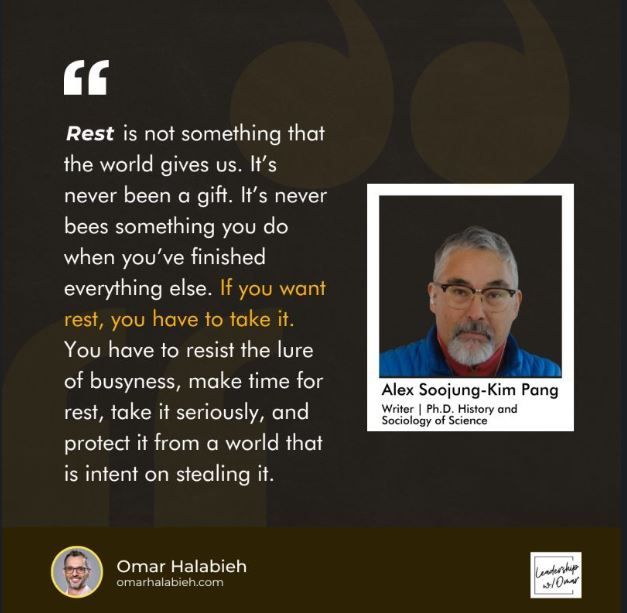 Reflection Friday: Own Your Rest, Defy Busy