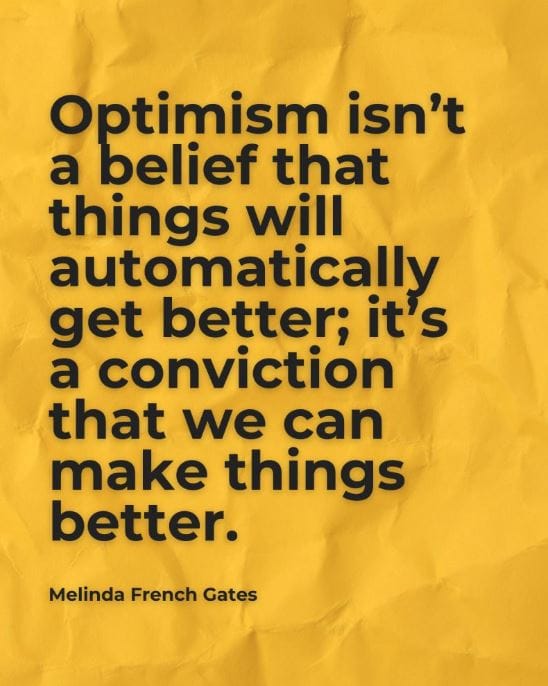 Reflection Friday: Optimism