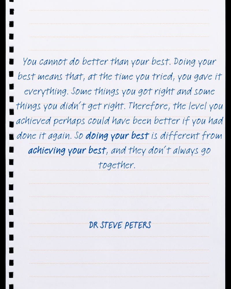 Reflection Friday: Your Best is Always Good Enough