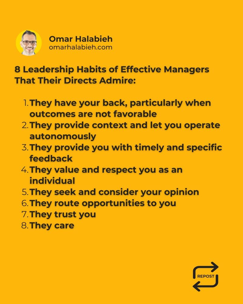 8 Leadership Habits: