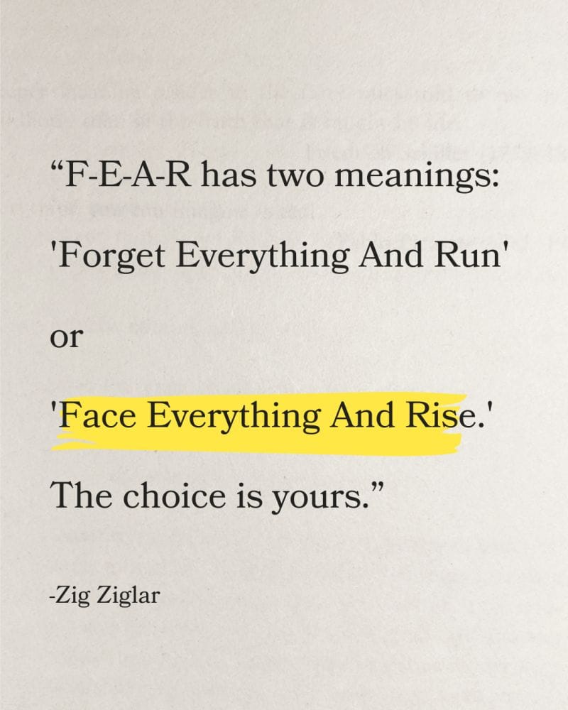 From Omar's Desk: Feel the Fear and Do It Anyway