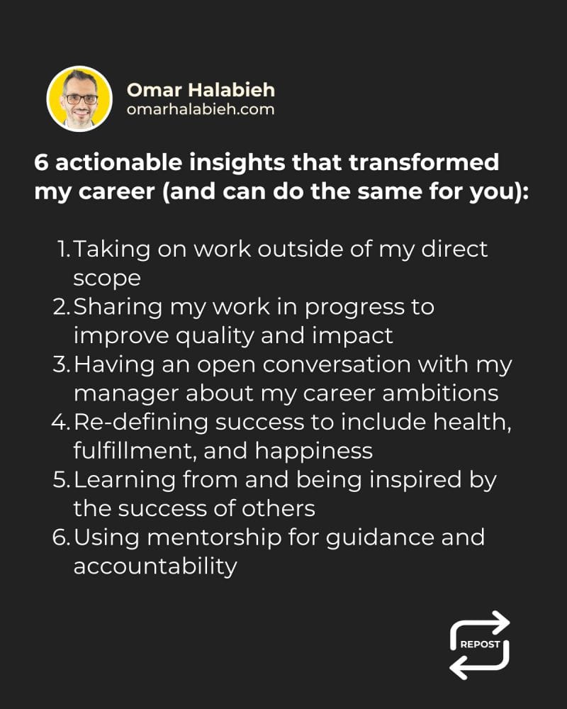 6 Insights That Transformed My Career (And Can Transform Yours Too)