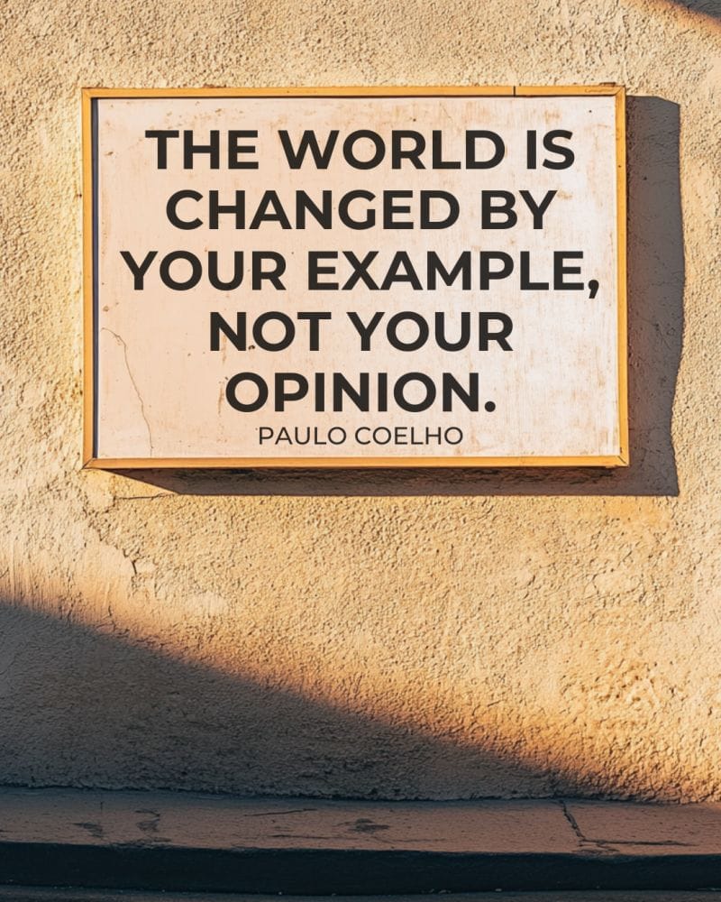 Reflection Friday: Be the change you want to see.