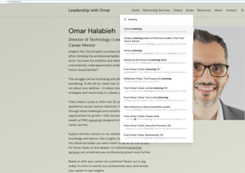 Leadership with Omar