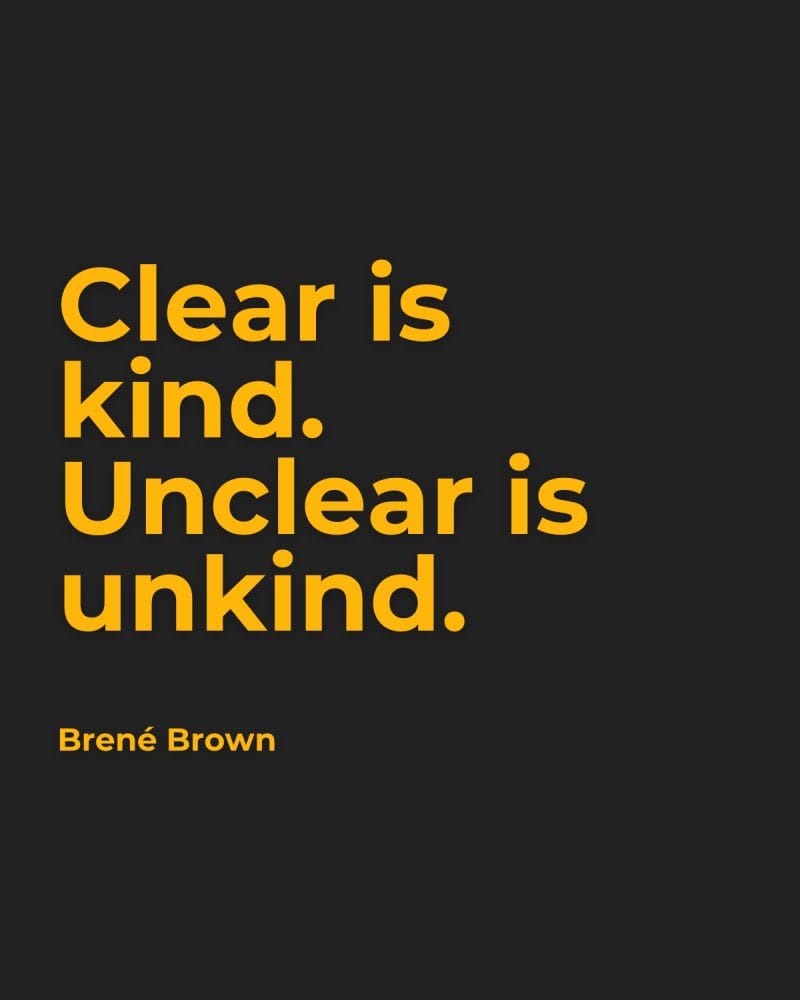 Clarity: Foundation of Effective Feedback