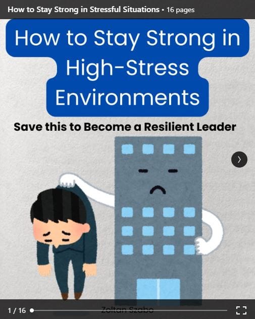 Turn Workplace Stress into Your Superpower: 10 Proven Strategies to Thrive Under Pressure