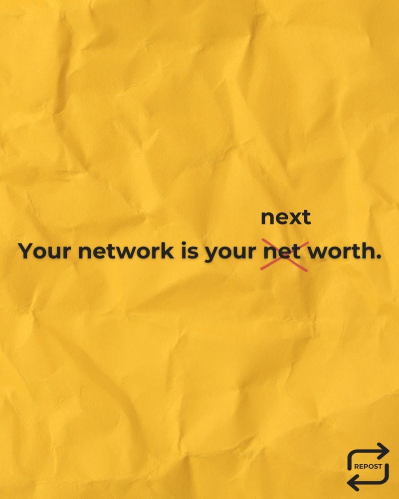 Forget Networking Up - Here’s the Real Power Move