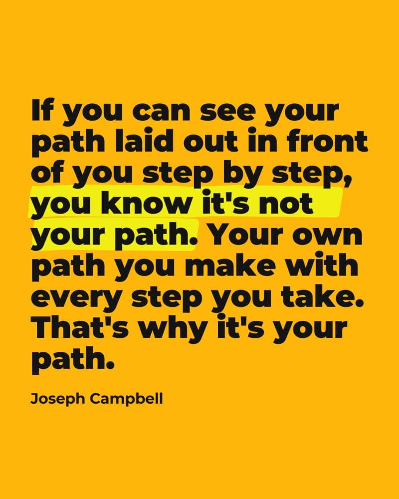 Reflection Friday: Step forward, shape your own path.