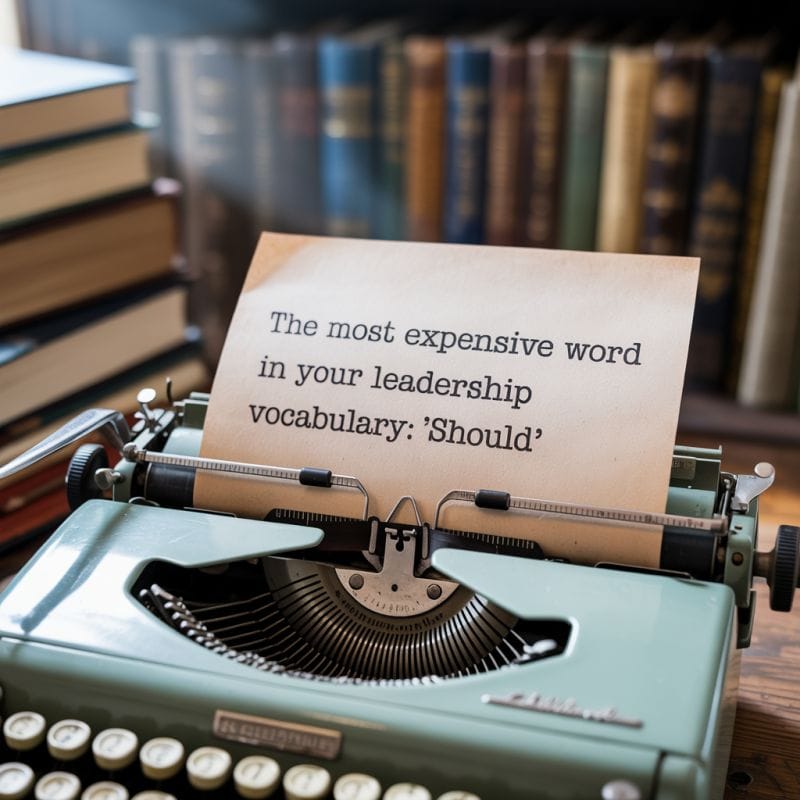 Stop ‘Should’-ing Yourself: Why Language Is Sabotaging Your Career Growth